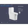 Buy cheap Single Hole Single Piece Toilet washdown dual flushing fashional sanitary ware set from wholesalers