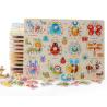Buy cheap Unisex 15cm Wooden Animal Jigsaw Puzzles Wooden Educational Toys from wholesalers