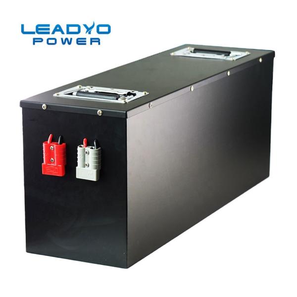 Lightweight 24V 60ah Lithium Battery AGV LiFePO4 Battery built in smart