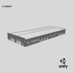 Portal Frame Structure Build Metal Shed Galvanized Steel Bolted Connection
