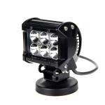 18W LED Work Light Waterproof 4x4 Offroad Lights White With Diecast Aluminum