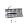 Buy cheap 12 Holes Metal Lipstick Mold Double Color Slant Hot filling from wholesalers
