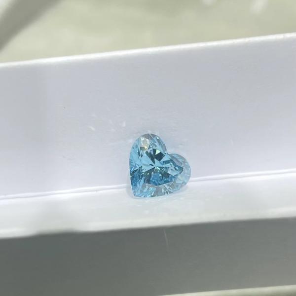 Buy cheap 1.52Carat Heart Cut Blue Loose Lab Grown Diamonds IGI Certified from wholesalers