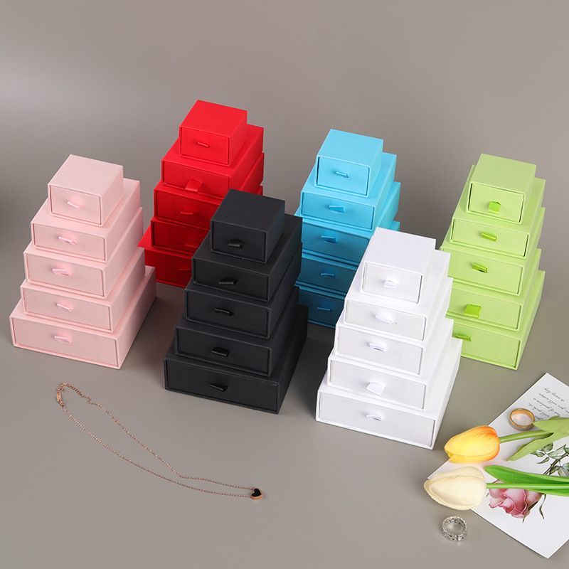 Necklace Earring Jewelry Packaging Gift Paper Box