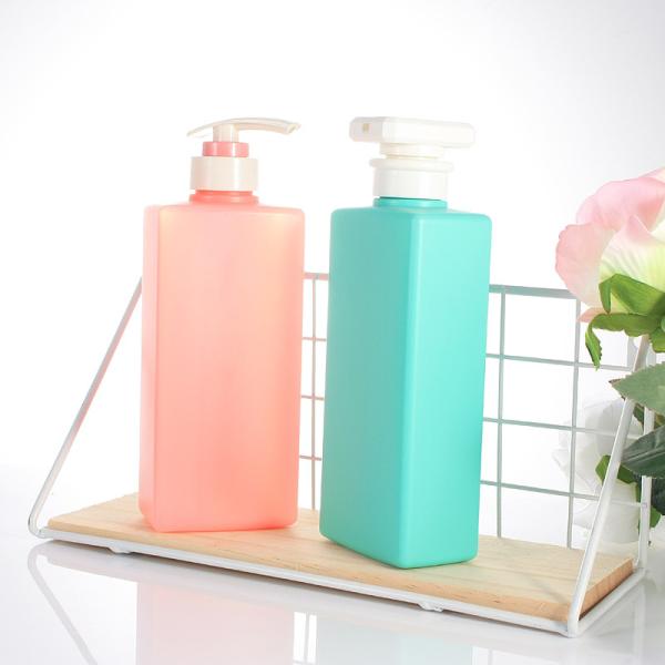 Buy cheap Pink 500ml Cuboid Shape Shampoo Pump Dispenser Bottle from wholesalers