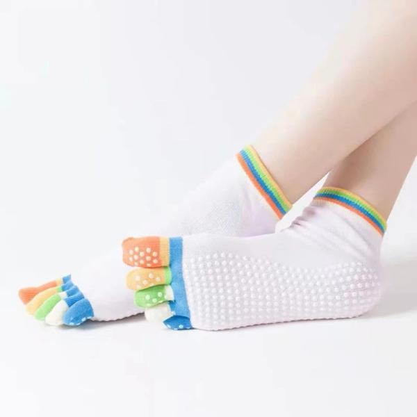 Buy cheap Grip Five Toe Cotton Yoga Plain Coloured Socks Non Slip from wholesalers