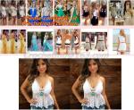Sexy Crochet Crop Top Tank Women Lace Trim Camisole T Shirt Women Blusas
