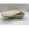 Buy cheap 850ML Sugarcane Takeaway Biodegradable Salad Boxes from wholesalers