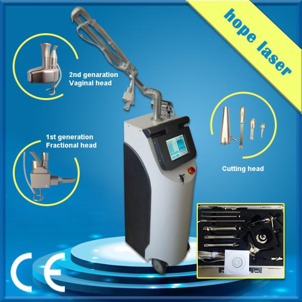 Buy cheap Carbon Dioxide Co2 Fractional Laser Machine / Device 220v 50hz For Tattoo Removal from wholesalers
