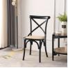 Buy cheap Garden Chair Hotel Outdoor Wood Dining Crossback Chair for Wedding Party Banquet Events from wholesalers