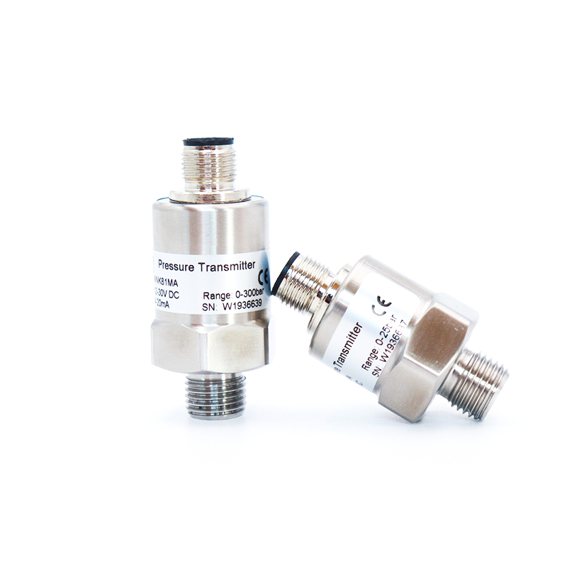 Ceramic HVAC Electronic Air Pressure Sensor M12 4 Pins Electronic Connection