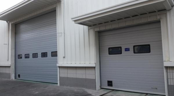 Buy cheap Sandwich Sectional Overhead Garage Door Color Coated Steel 24db Sound Insulation from wholesalers