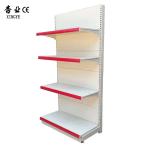 Factory custom color size single side metal grey supermarket shelf for retail