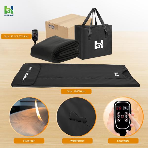Buy cheap 3 Zone Far Infrared Sauna Blanket For Gym Yoga EMC Certificated from wholesalers