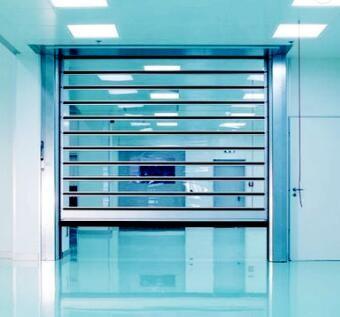 Buy cheap Aluminum Profile High Speed Spiral Door Full Transparent Anti Break Protection from wholesalers