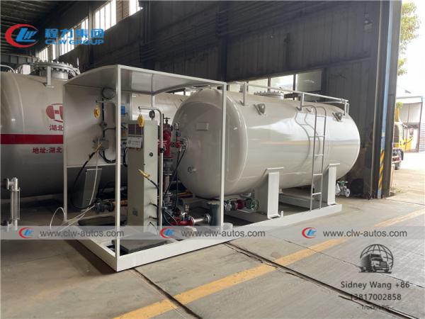 Buy cheap 10000liters 5tons LPG Skid Station With Pump Motor LPG Dispenser from wholesalers