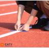 Buy cheap Seamless Outdoor Track Surfaces 400m Running Track Material EPDM Granules with Athletic Track Installation from wholesalers