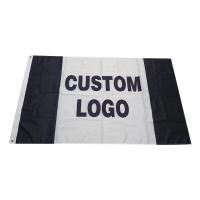 Buy cheap Customized Logo Printed Polyester Flag 3x5 Outdoor Silk Screen Flag product