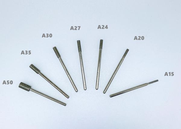 Buy cheap Dental Lab Metal Grinding Stones Plated 2.35mm HP Shank Diamond Coated Burs from wholesalers