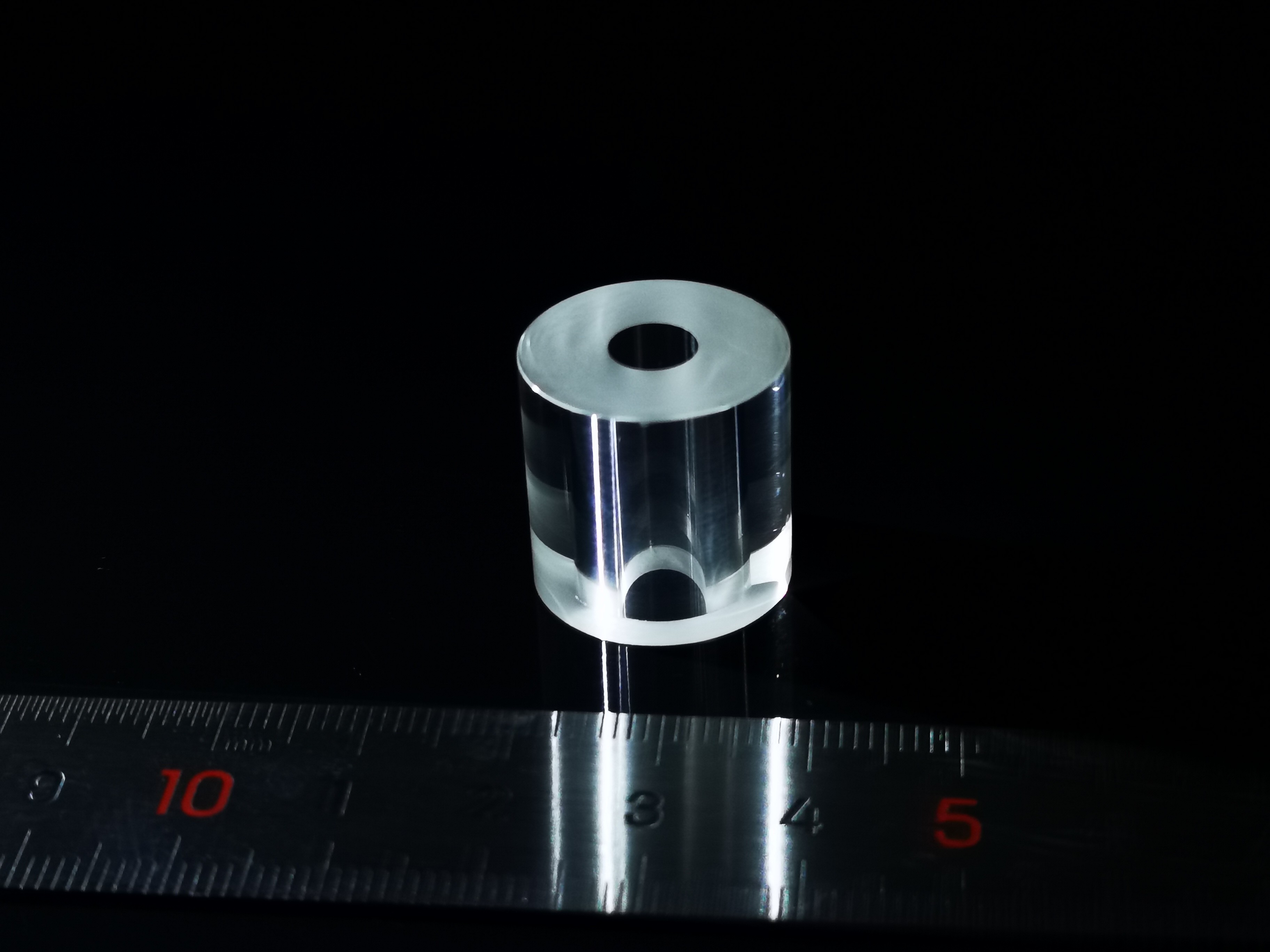 Polished Sapphire Optical Windows Tube Hardness 9.0 Wear Resistance Glass