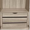Buy cheap Sliding Bedroom OEM PVC Wardrobes Modular Modern Wooden from wholesalers