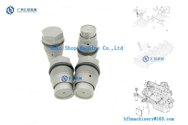 Buy cheap Komatsu 6754-72-1220 6D107 Excavator Engine Injector Common Rail Limiting Valve 1110010028 from wholesalers