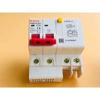 Buy cheap 2P 25a RCBO Circuit Breaker Red Copper / 400V Din Rail Circuit Breaker product