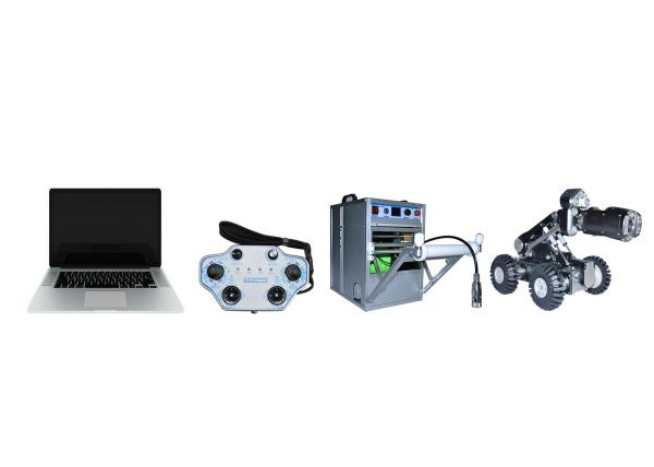 Buy cheap 600mm CCTV Pipe Inspection Equipment Automatic drum 300m cable Remote control from wholesalers