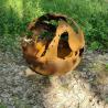 Buy cheap Patio Decorative Sphere Outdoor Fire Pit With Durable material corten steel - 600mm Diameter from wholesalers