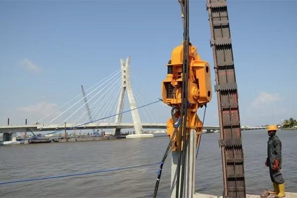 Buy cheap Construction Machinery Vibro Hammer Excavator Hydraulic Pile Driver Electric Vibro Hammer from wholesalers