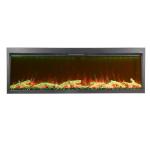 850mm Built-In Electric Fireplace Small TV Stand Decorative Heater 750-1500W
