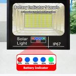 High Power Outdoor LED Solar Flood Light 200W 300W IP67 For Street Lighting