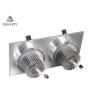 Buy cheap Square Double Heads LED Recessed Ceiling Lights Downlight Silver Black White Color from wholesalers