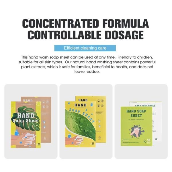 Ocean Breeze Hand Soap Sheets Eco Friendly Hand Soap Paper Biodegradable