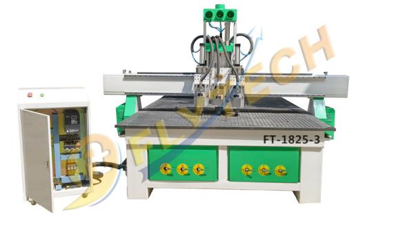 Buy cheap NEW ATC wood router machine furniture carving machine with three heads from wholesalers