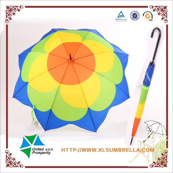 Buy cheap BSCI J handle Straight Windproof Golf Umbrellas from wholesalers