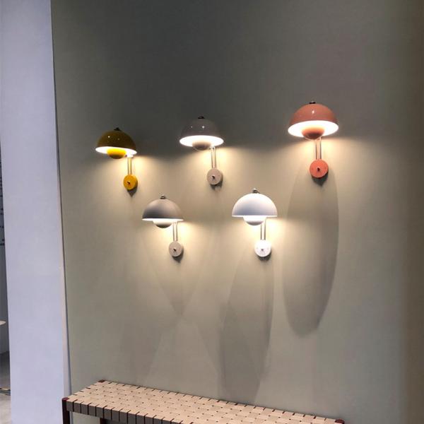 Buy cheap Modern Iron wall Light Color Flower bud wall lamp nordic Living Room Dining Room Kitchen Wall sconce(WH-OR-175) from wholesalers
