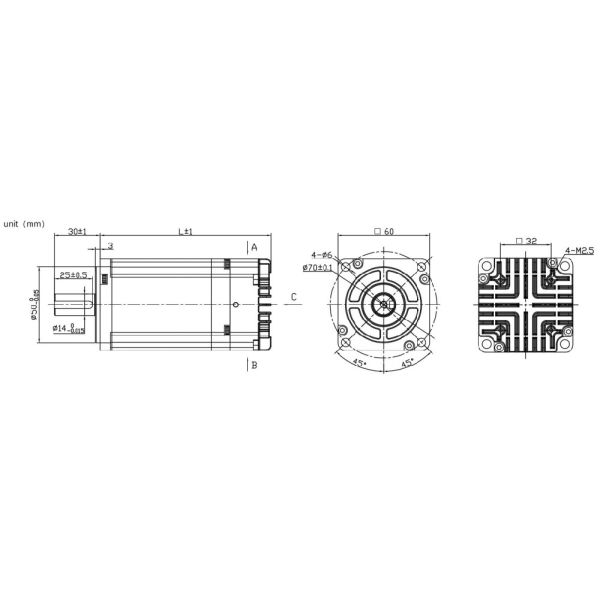 Jkongmotor Nema 17 23 24 34 0.48N.m 0.72N.m 2000RPM CANOPEN bus control 24V 48V DC brushless integrated stepper step motor and driver for medical