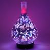 Buy cheap 7 Color Changing LED Light Aromatherapy Essential Oil Diffuser air ultrasonic humidifier Light Wood color GK-YX3D-001 from wholesalers