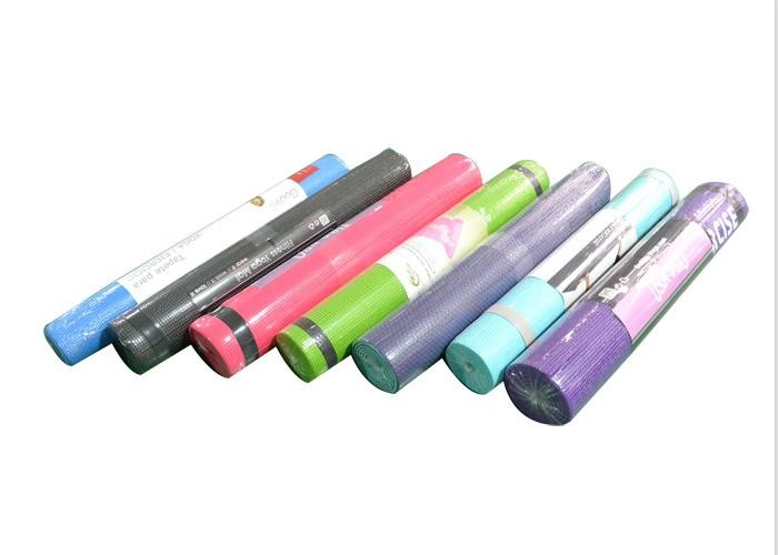 Anti Slip Home Yoga Mat / Fitness Exercise Mat Thickness Optional For Ladies Exercise