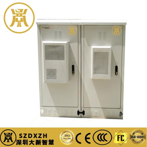Buy cheap 2 Compartments Outdoor Cabinet For Power Supply Backup Battery Storage With Cooling from wholesalers