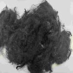Buy cheap Flame Retardant Polyester Fiber 51mm Black Short Fiber Eco-Friendly PSF from wholesalers