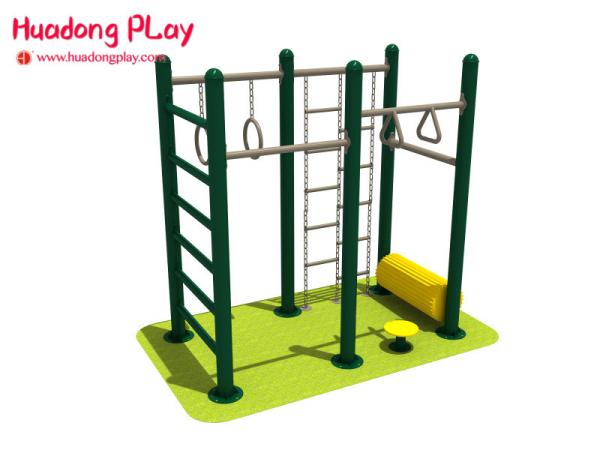 Buy cheap Multifunctional Outdoor Weight Training Equipment , Public Fitness Equipment Complex Exercise from wholesalers