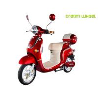 Buy cheap 48V 500W Pedal Assisted Electric Scooter , Vespa Style E Moped With Pedals product