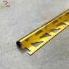 Buy cheap 10mm Round Shape Tile Metal Edge Trim Aluminium 6063 Outside Corner from wholesalers