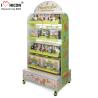 Buy cheap 2 - Way Flooring Display Stands Grid Back Wood Base Kids Toy Display Shelving from wholesalers