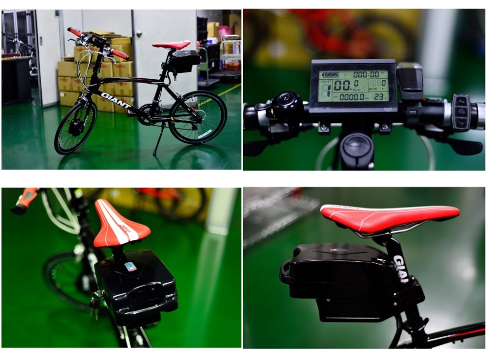 Aluminum Alloy Frame Electric Bike Conversion Kit 250W 350W 500W Motor Optional