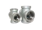 Banded Equal Black Natural Gas Pipe Fittings , Metal Pipe Accessories 1.6Mpa