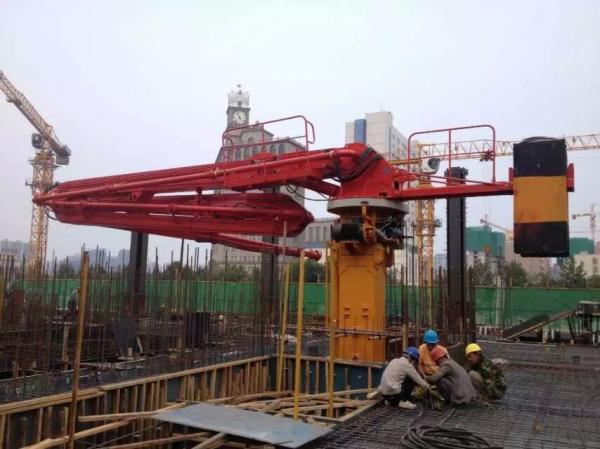 Stable Concrete Distributor Boom / Schwing Placing Boom DN125mm Delivery