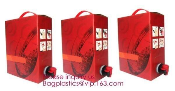 Buy cheap 3L ,5L ,10L ,20 L Wine Dispenser Packaging Bag milk Spout bib Bag In Box,butterfly valve box bag/juice plastic BIB bag i from wholesalers